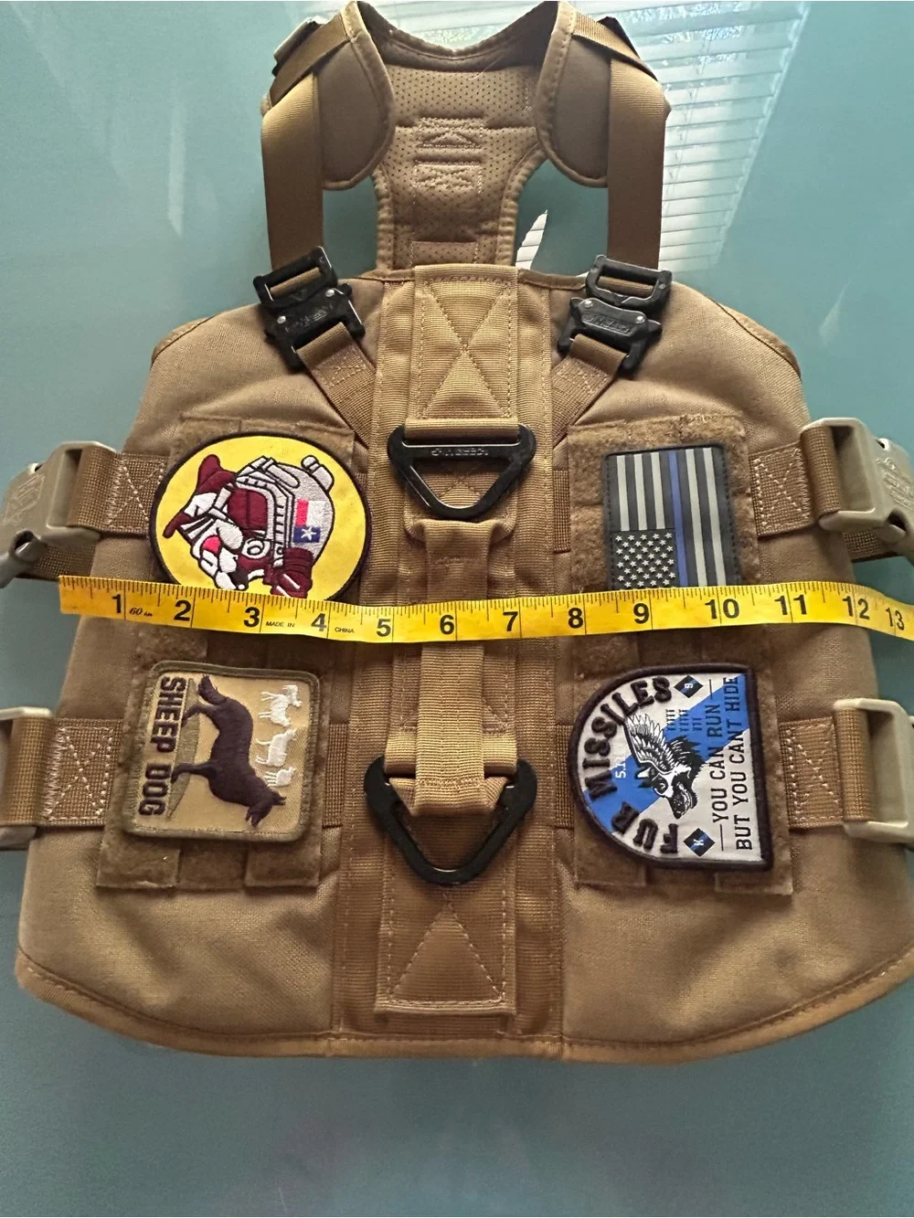 Icefang Dog Vest Tactical K9 Dog Harness Coyote Brown – MOLLE – Working Dog